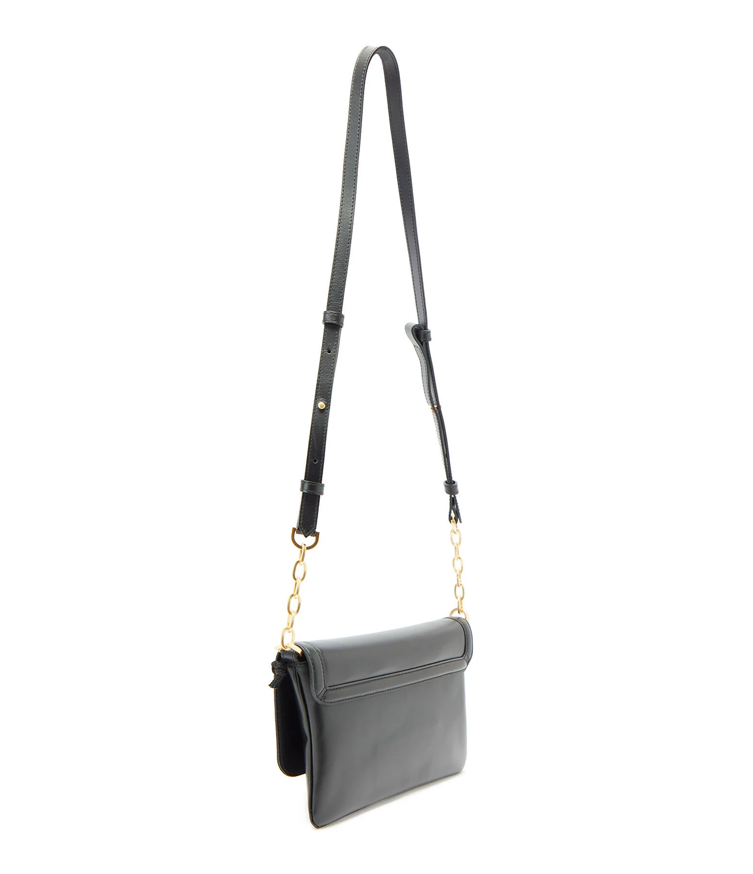 ZADIG & VOLTAIRE Sac ZV Initiale La Clutch Cuir Noir 4 ZADIG & VOLTAIRE Sac ZV Initiale La Clutch Cuir Noir – Image 2