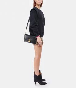 ZADIG & VOLTAIRE Sac ZV Initiale La Clutch Cuir Noir 14 ZADIG & VOLTAIRE Sac ZV Initiale La Clutch Cuir Noir -jerome dreyfuss shop unnamed file 1454