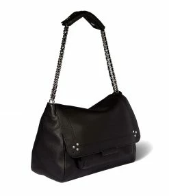 JEROME DREYFUSS Sac Lulu M Cuir Noir Silver 14 JEROME DREYFUSS Sac Lulu M Cuir Noir Silver -jerome dreyfuss shop unnamed file 1478