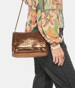 JEROME DREYFUSS Sac Lulu M Cuir Lamé Bronze 14 JEROME DREYFUSS Sac Lulu M Cuir Lamé Bronze -jerome dreyfuss shop unnamed file 1495
