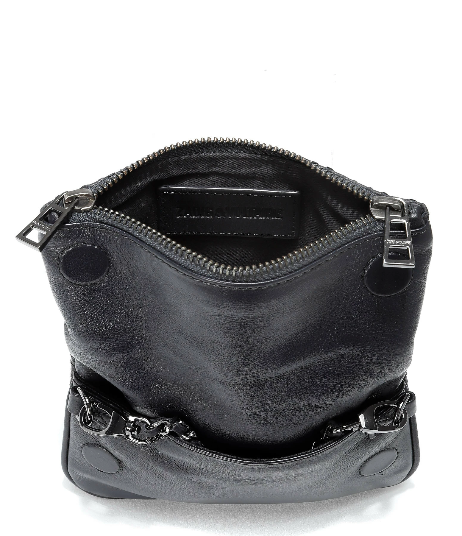 ZADIG & VOLTAIRE Sac Rock Nano Savage Cuir Noir 4 ZADIG & VOLTAIRE Sac Rock Nano Savage Cuir Noir – Image 2