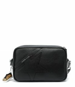 GOLDEN GOOSE Sac Star Cuir Matelassé Étoile Noir