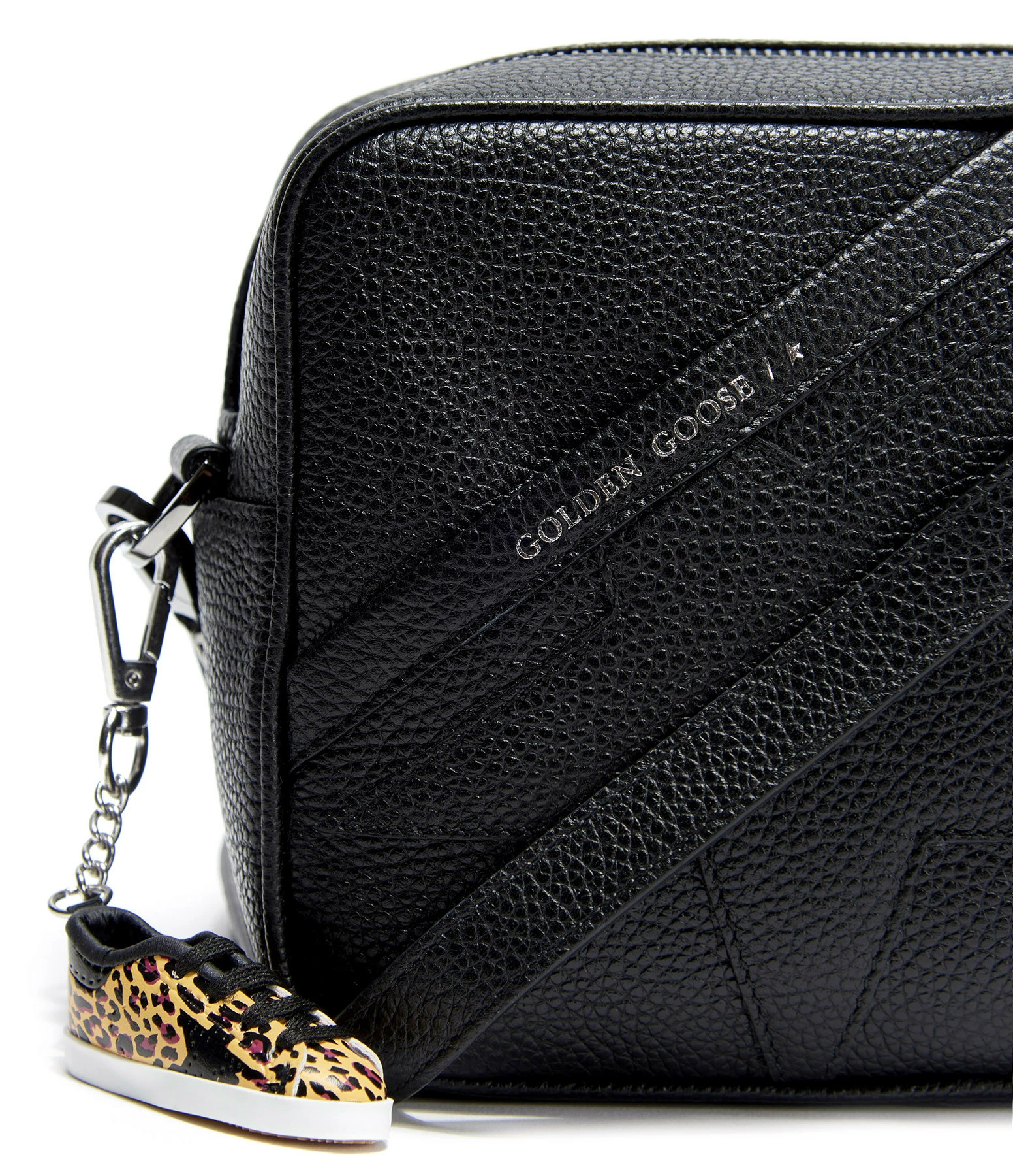 GOLDEN GOOSE Sac Star Cuir Matelassé Étoile Noir 6 GOLDEN GOOSE Sac Star Cuir Matelassé Étoile Noir – Image 4