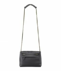 JEROME DREYFUSS Sac Lulu M Cuir Grainé Noir Brass -jerome dreyfuss shop unnamed file 1529