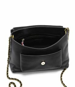JEROME DREYFUSS Sac Lulu M Cuir Grainé Noir Brass -jerome dreyfuss shop unnamed file 1531