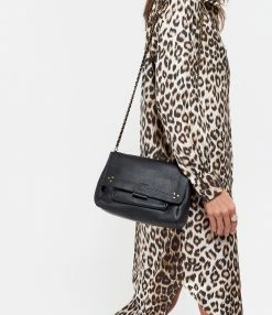 JEROME DREYFUSS Sac Lulu M Cuir Grainé Noir Brass -jerome dreyfuss shop unnamed file 1533