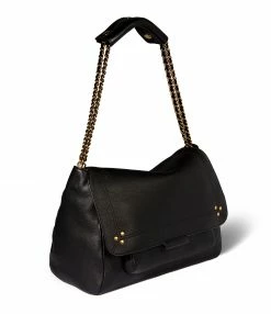 JEROME DREYFUSS Sac Lulu L Cuir Grainé Noir Brass 14 JEROME DREYFUSS Sac Lulu L Cuir Grainé Noir Brass -jerome dreyfuss shop unnamed file 1544