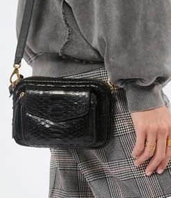 CLARIS VIROT Sac Baby Charly Python Noir 10 CLARIS VIROT Sac Baby Charly Python Noir -jerome dreyfuss shop unnamed file 1566