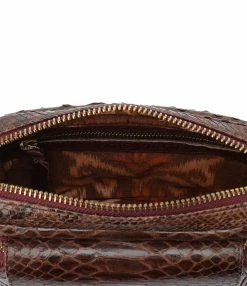 CLARIS VIROT Sac Charly Python Chocolat Endek Bordeaux 10 CLARIS VIROT Sac Charly Python Chocolat Endek Bordeaux -jerome dreyfuss shop unnamed file 1570