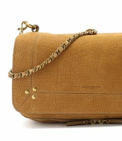 Alternative view of JEROME DREYFUSS Sac Bobi Cuir Suédé Croco Lion