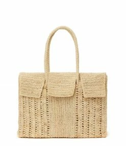 MAISON N.H Sac Dahlia Mini Raphia Naturel