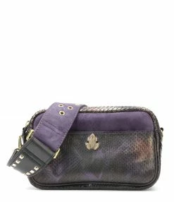 CLARIS VIROT Sac Lily Python Carbone