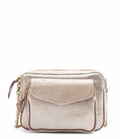 CLARIS VIROT Sac Charly Cuir Platine