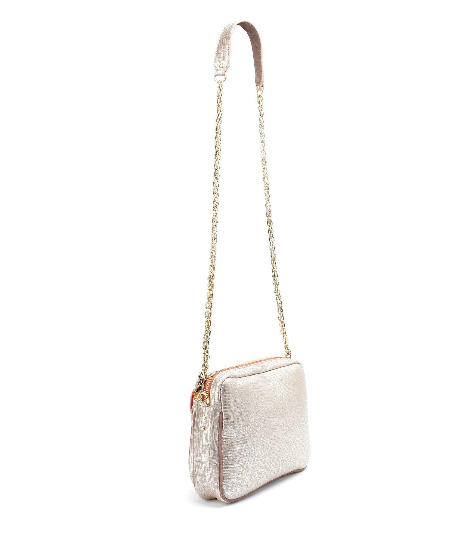 CLARIS VIROT Sac Charly Cuir Platine 4 CLARIS VIROT Sac Charly Cuir Platine – Image 2