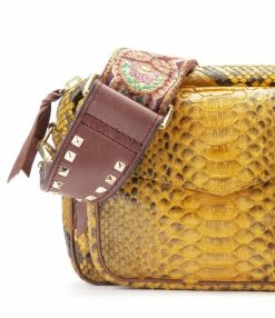 CLARIS VIROT Sac Charly Python Safran 9 CLARIS VIROT Sac Charly Python Safran -jerome dreyfuss shop unnamed file 1643