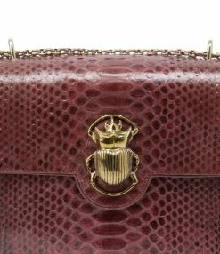 CLARIS VIROT Sac Big Ava Scarabée Python Bordeaux 11 CLARIS VIROT Sac Big Ava Scarabée Python Bordeaux -jerome dreyfuss shop unnamed file 1666