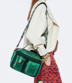 CLARIS VIROT Sac César Python Menthe 12 CLARIS VIROT Sac César Python Menthe -jerome dreyfuss shop unnamed file 1684