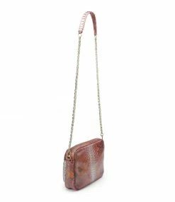 Alternative view of CLARIS VIROT Sac Big Charly Python Cuivre