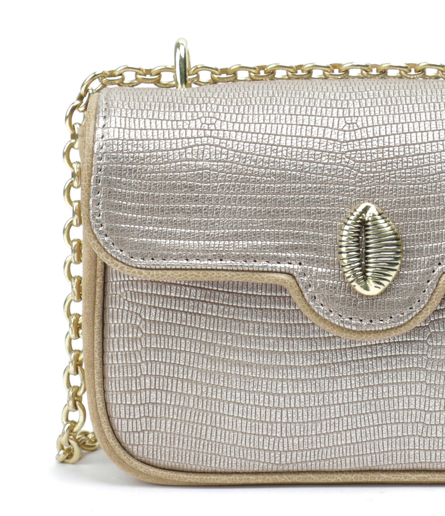CLARIS VIROT Sac Ava Mini Cuir Platine 6 CLARIS VIROT Sac Ava Mini Cuir Platine – Image 4