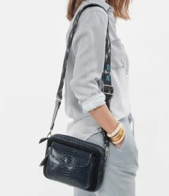 CLARIS VIROT Sac Big Charly Python Suédé Bleu Cobalt 10 CLARIS VIROT Sac Big Charly Python Suédé Bleu Cobalt -jerome dreyfuss shop unnamed file 1700