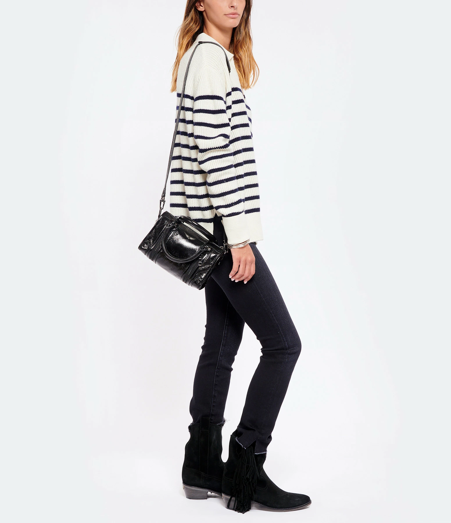 ZADIG & VOLTAIRE Sac Sunny XS Vintage Noir 7 ZADIG & VOLTAIRE Sac Sunny XS Vintage Noir – Image 5