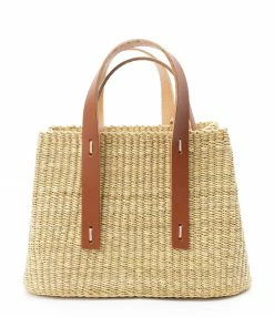 MUUN Panier Jeanne Naturel Marron