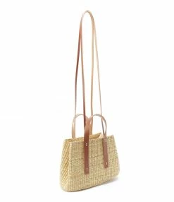 Alternative view of MUUN Panier Jeanne Naturel Marron