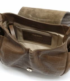 JEROME DREYFUSS Sac Helmut S Cuir Croco Kaki -jerome dreyfuss shop unnamed file 1727