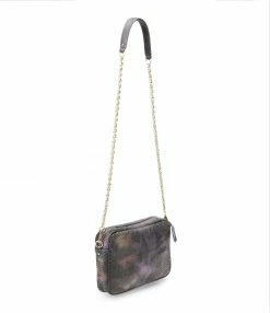 Alternative view of CLARIS VIROT Sac Big Charly Python Carbone