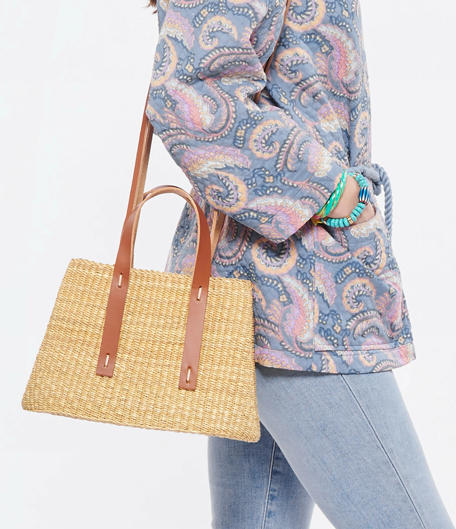 MUUN Panier Jeanne Naturel Marron 7 MUUN Panier Jeanne Naturel Marron – Image 5