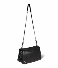 JEROME DREYFUSS Sac Bobi L Cuir Noir Silver 9 JEROME DREYFUSS Sac Bobi L Cuir Noir Silver -jerome dreyfuss shop unnamed file 1758