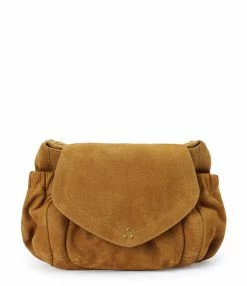 JEROME DREYFUSS Sac Helmut S Cuir Suédé Croco Lion