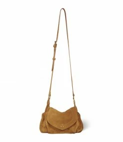 Alternative view of JEROME DREYFUSS Sac Helmut S Cuir Suédé Croco Lion