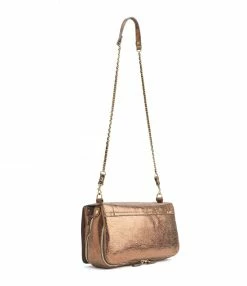 JEROME DREYFUSS Sac Bobi L Cuir Lamé Bronze -jerome dreyfuss shop unnamed file 1787