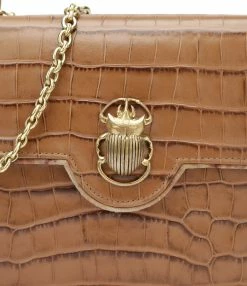 Alternative view of CLARIS VIROT Sac Big Ava Cuir Tabac