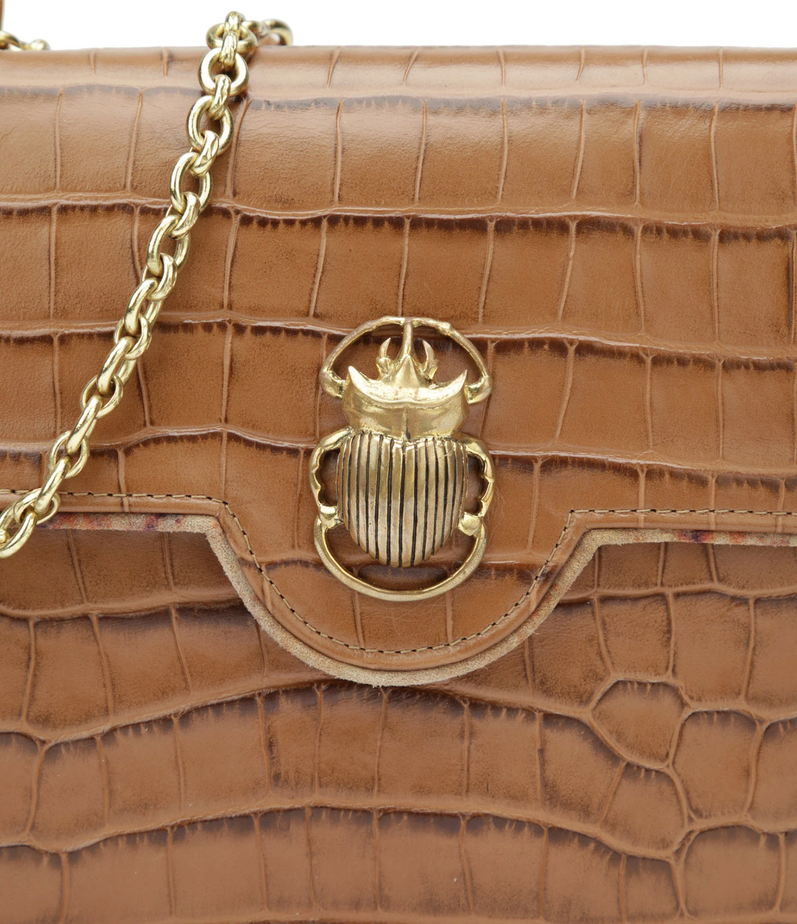 CLARIS VIROT Sac Big Ava Cuir Tabac 4 CLARIS VIROT Sac Big Ava Cuir Tabac – Image 2