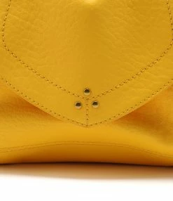 JEROME DREYFUSS Sac Helmut S Cuir Bubble Jaune Tournesol -jerome dreyfuss shop unnamed file 1819