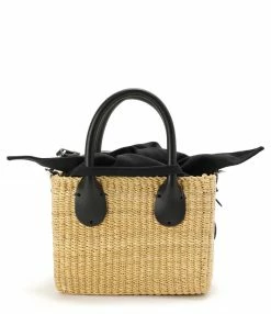 MUUN Panier Charles Naturel Noir