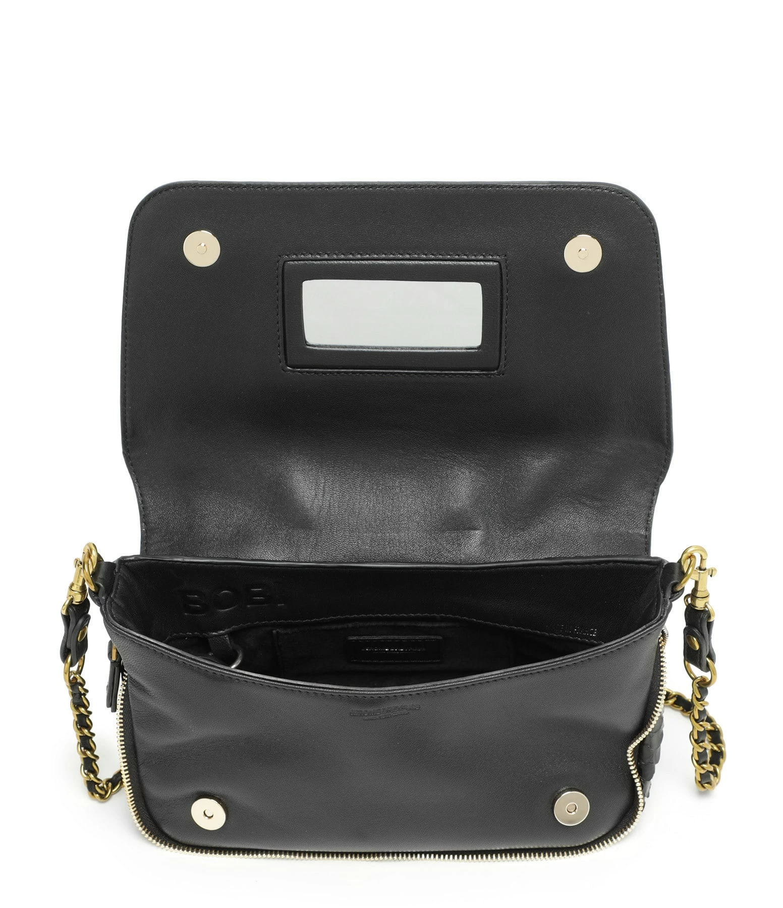JEROME DREYFUSS Sac Bobi S Cuir Python Noir 5 JEROME DREYFUSS Sac Bobi S Cuir Python Noir – Image 3