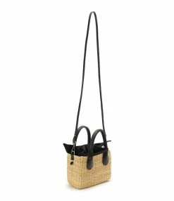 Alternative view of MUUN Panier Charles Naturel Noir