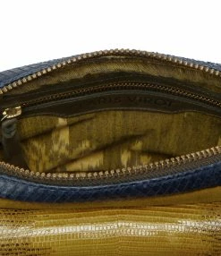 CLARIS VIROT Sac Charly Lézard Python Navy Kaki Moutarde 10 CLARIS VIROT Sac Charly Lézard Python Navy Kaki Moutarde -jerome dreyfuss shop unnamed file 1853
