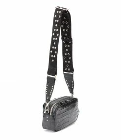 Alternative view of CLARIS VIROT Sac Lily Cuir Cachemire Jean