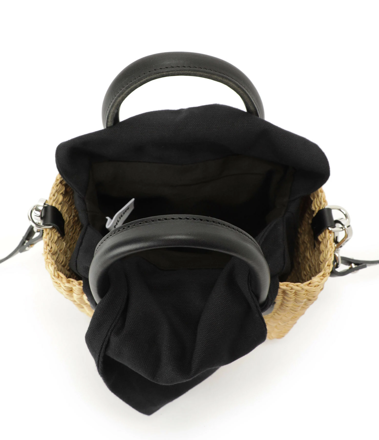 MUUN Panier Charles Naturel Noir 5 MUUN Panier Charles Naturel Noir – Image 3