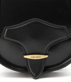 Alternative view of ISABEL MARANT Sac Botsy Cuir Bandoulière Graphique Noir