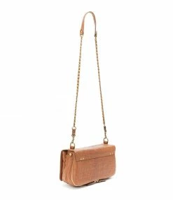 Alternative view of JEROME DREYFUSS Sac Bobi Cuir Croco Whisky