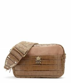 CLARIS VIROT Sac Lily Cuir Tabac