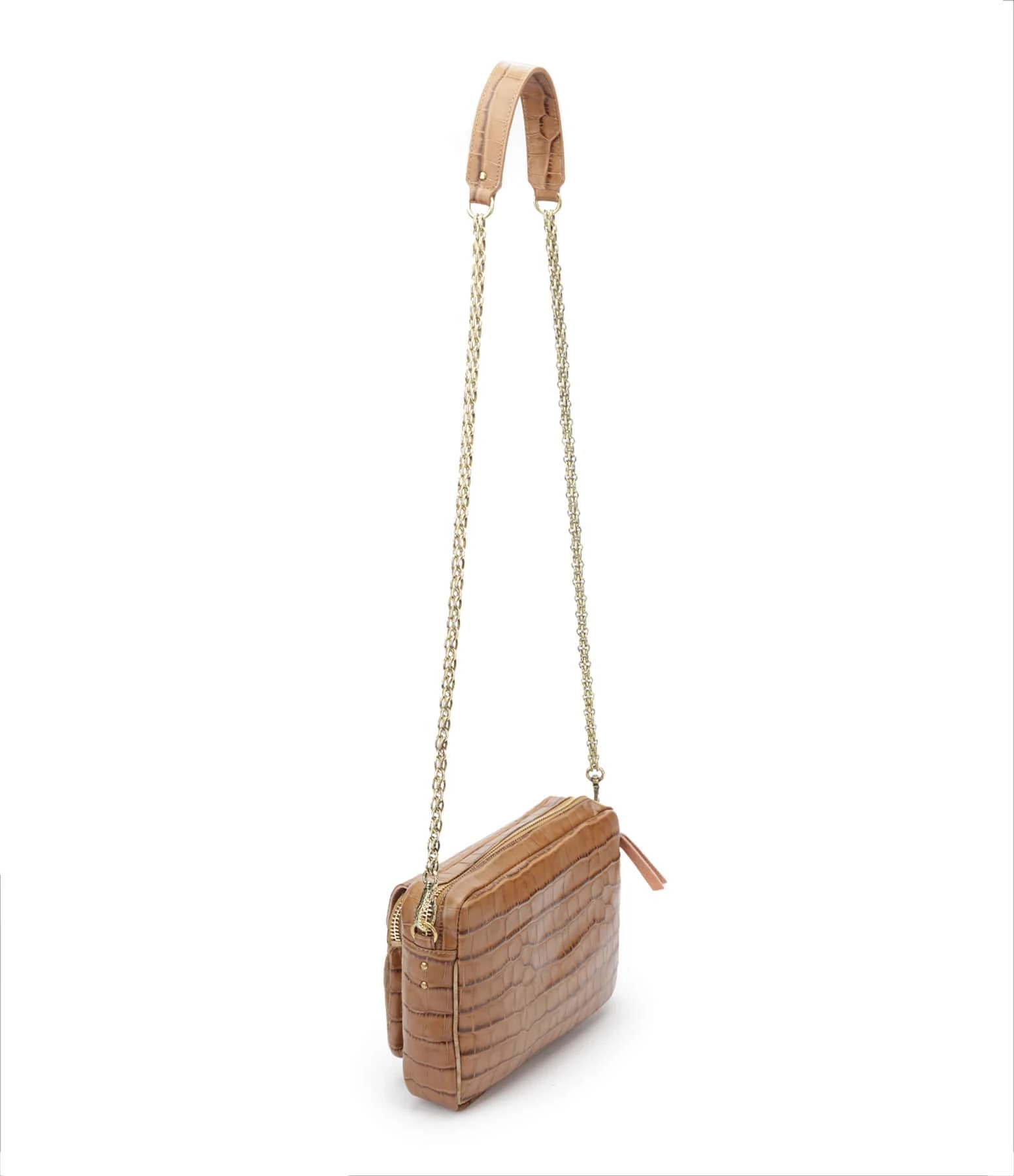 CLARIS VIROT Sac Big Charly Cuir Tabac 4 CLARIS VIROT Sac Big Charly Cuir Tabac – Image 2