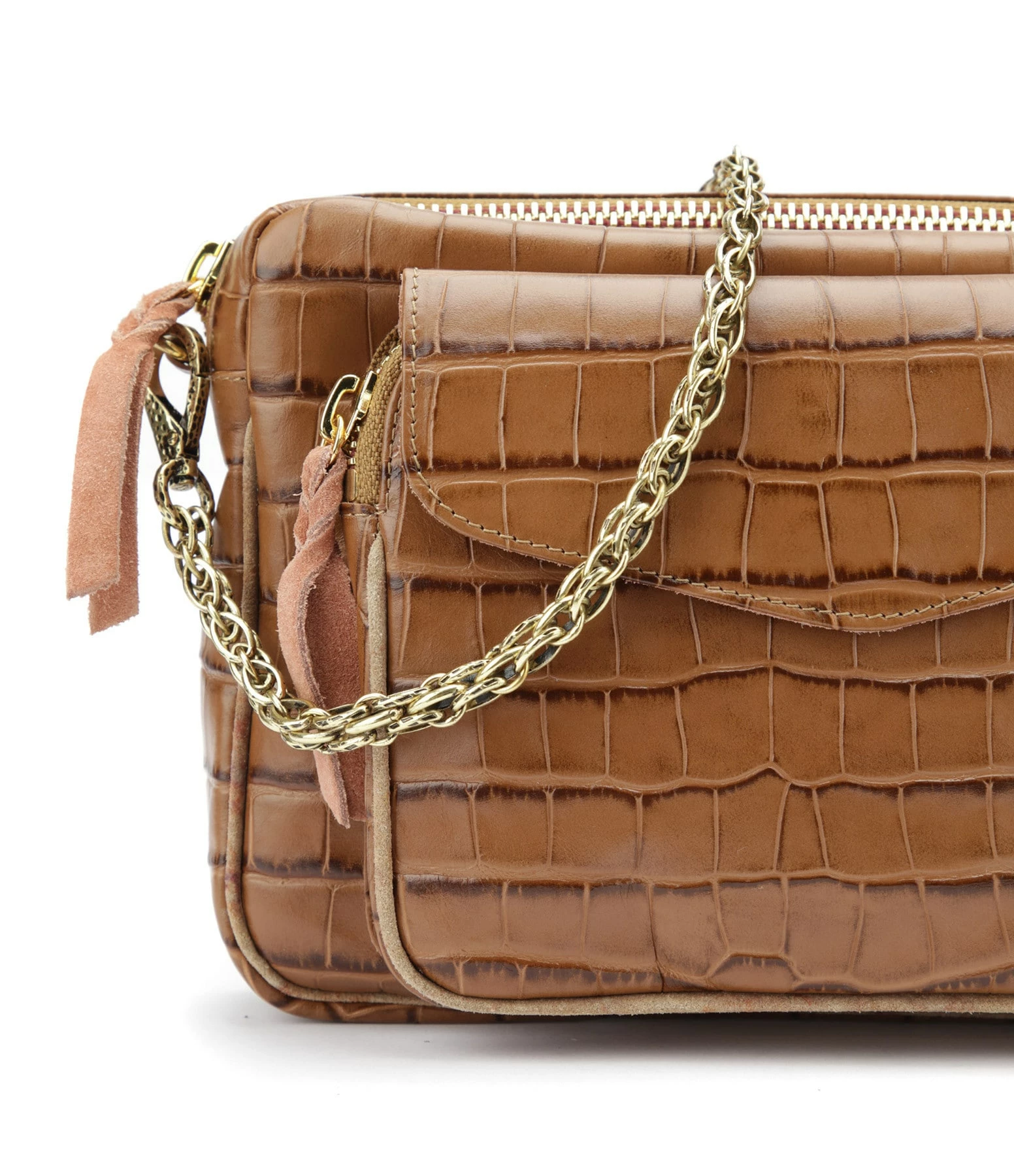 CLARIS VIROT Sac Big Charly Cuir Tabac 5 CLARIS VIROT Sac Big Charly Cuir Tabac – Image 3