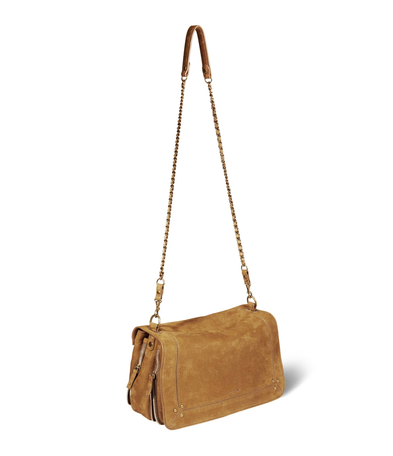 JEROME DREYFUSS Sac Bobi L Cuir Suédé Croco Lion 5 JEROME DREYFUSS Sac Bobi L Cuir Suédé Croco Lion – Image 3