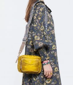 CLARIS VIROT Sac Charly Lézard Jaune Endek 12 CLARIS VIROT Sac Charly Lézard Jaune Endek -jerome dreyfuss shop unnamed file 1924
